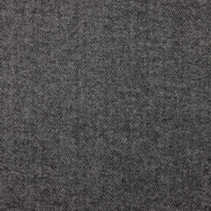 Grey and Black Herringbone Wool Loden - Ribes y Casals