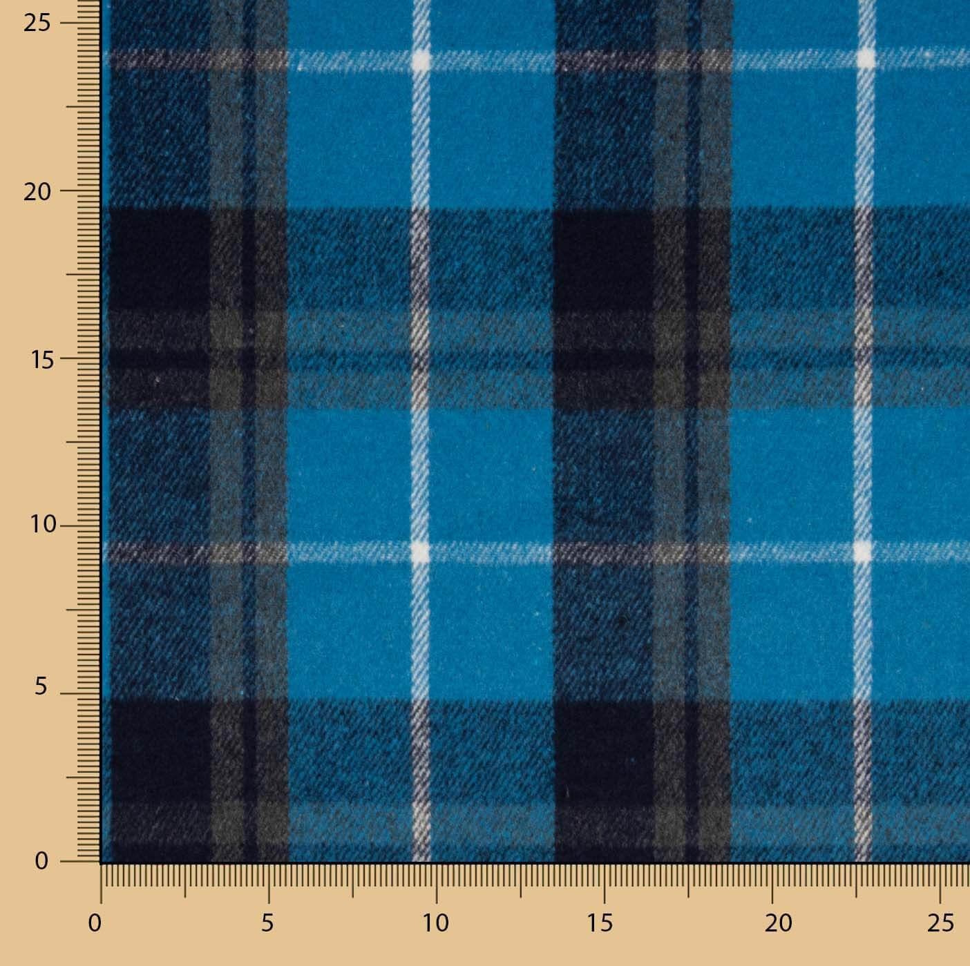 Stirling Blue Wool Loden - Ribes y Casals