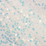 White Spider Sequin Tulle - Ribes y Casals