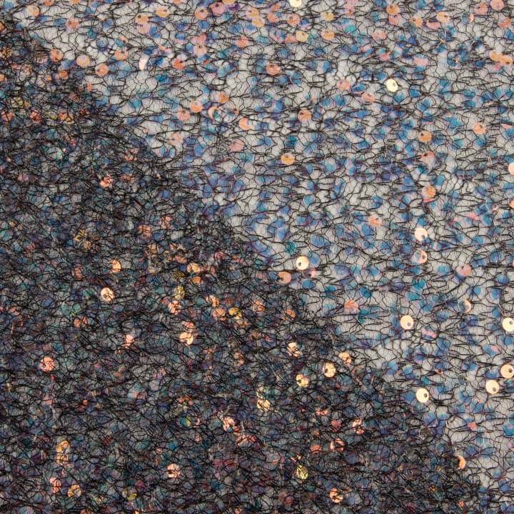 Black Spider Sequin Tulle - Ribes y Casals