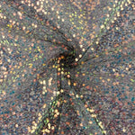 Black Spider Sequin Tulle - Ribes y Casals