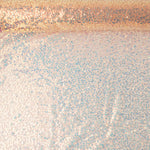Salmon-coloured sequin tulle - Ribes y Casals