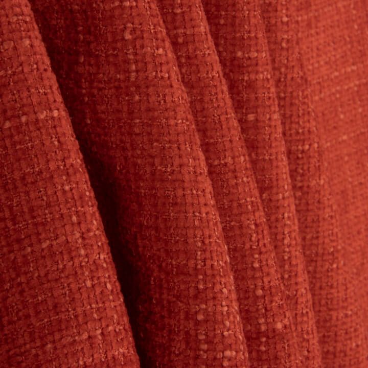 Coral Red Wool Tweed - Ribes y Casals