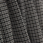 Black and White Houndstooth and Checks Jacquard Knit - Ribes y Casals