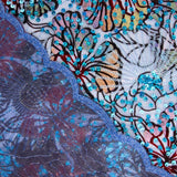 Embroidered and Sequined Flocked Tulle – Blue Garden - Ribes y Casals