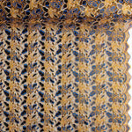 Alhambra Blue Embroidered with Sequin Fabric - Ribes y Casals