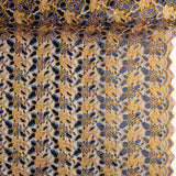 Alhambra Blue Embroidered with Sequin Fabric - Ribes y Casals
