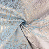 Sky Blue and Ivory Vortex Jacquard - Ribes y Casals