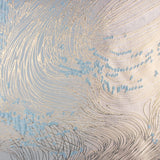 Sky Blue and Ivory Vortex Jacquard - Ribes y Casals