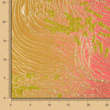 Fuchsia and Lime ‘Vortex’ jacquard - Ribes y Casals