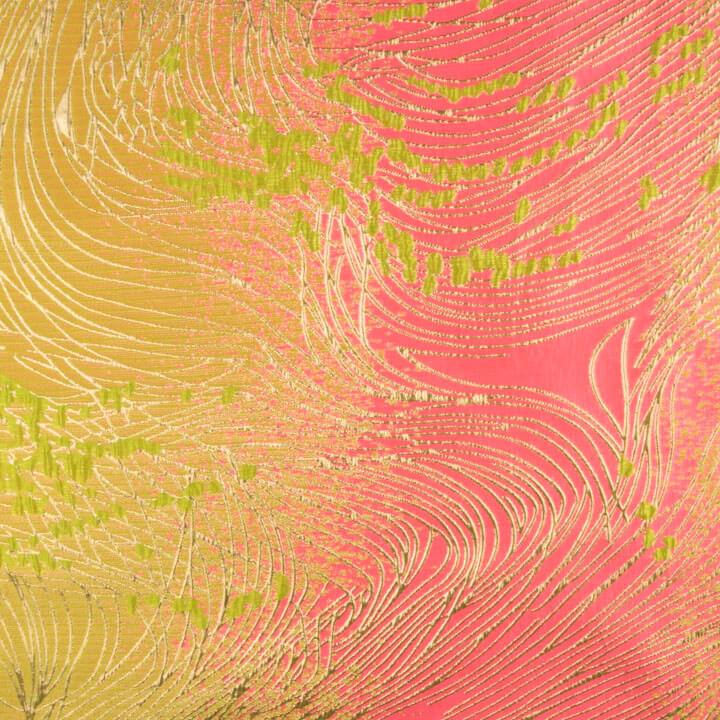 Fuchsia and Lime ‘Vortex’ jacquard - Ribes y Casals