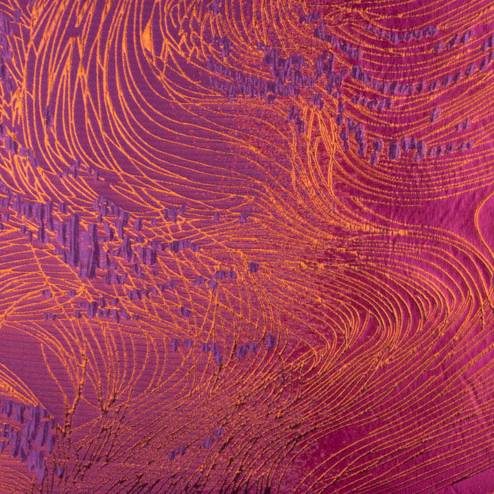 Purple and Orange Vortex Jacquard - Ribes y Casals