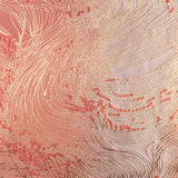 Coral and Pink Vortex Jacquard - Ribes y Casals