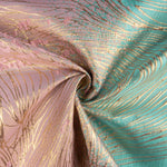 Turquoise and Pink Vortex Jacquard - Ribes y Casals