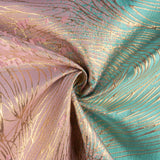 Turquoise and Pink Vortex Jacquard - Ribes y Casals