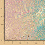 Turquoise and Pink Vortex Jacquard - Ribes y Casals