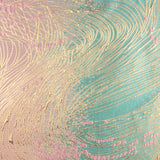 Turquoise and Pink Vortex Jacquard - Ribes y Casals