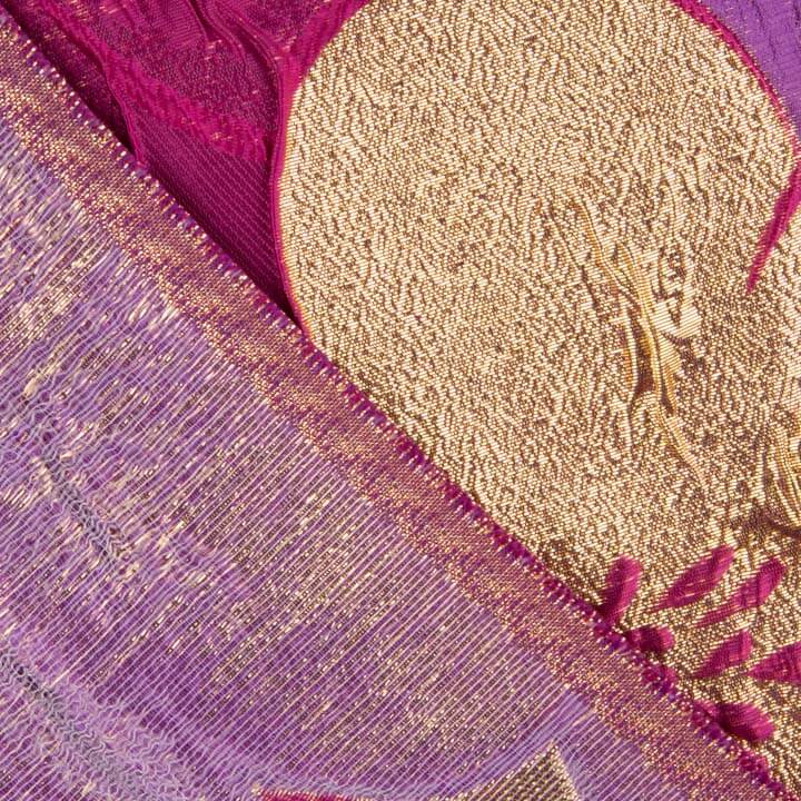 Fuchsia and Purple Petal Jacquard - Ribes y Casals