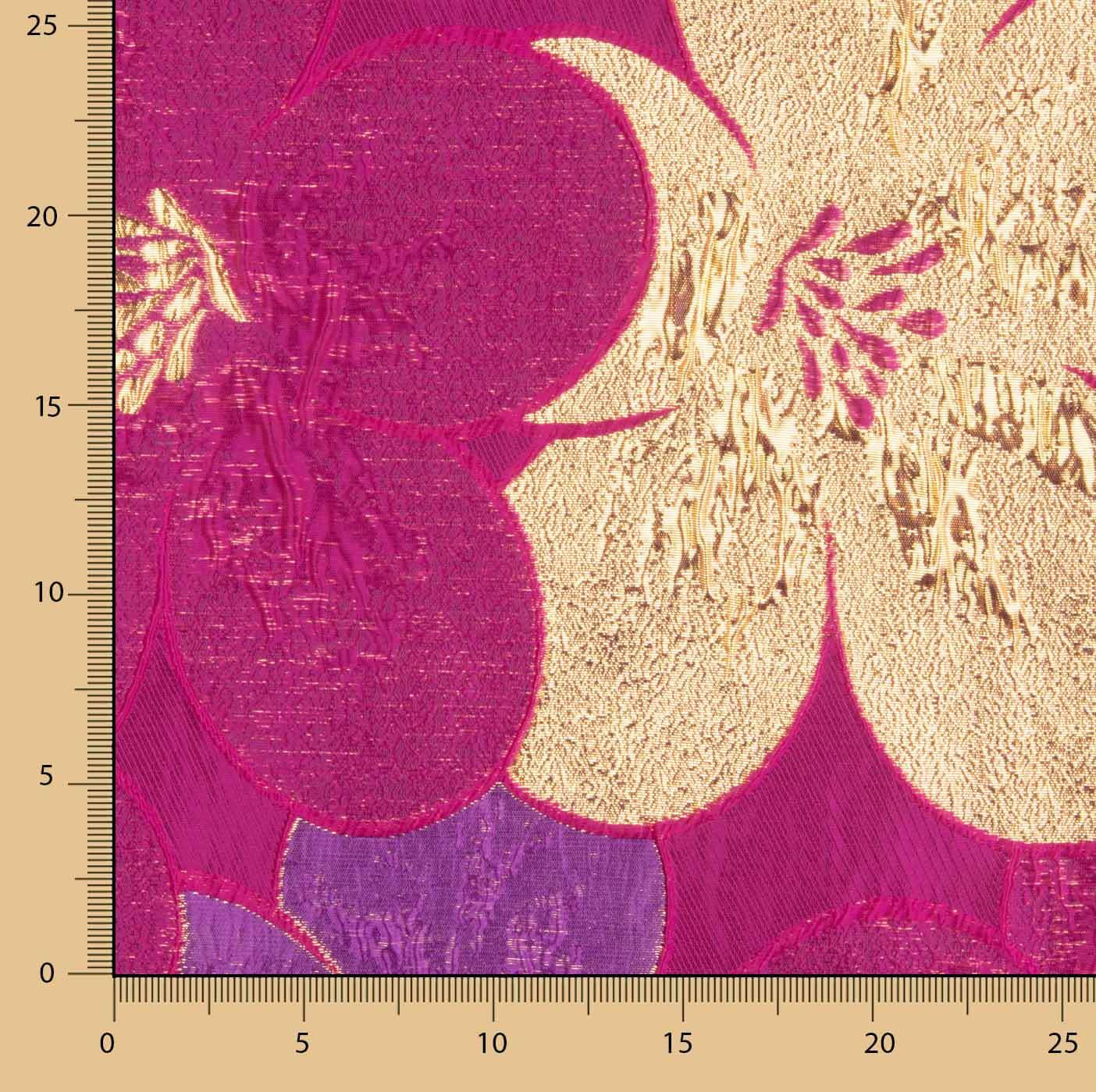 Fuchsia and Purple Petal Jacquard - Ribes y Casals