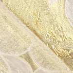 Ivory and Gold Petal Jacquard - Ribes y Casals