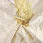 Ivory and Gold Petal Jacquard - Ribes y Casals