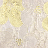 Ivory and Gold Petal Jacquard - Ribes y Casals