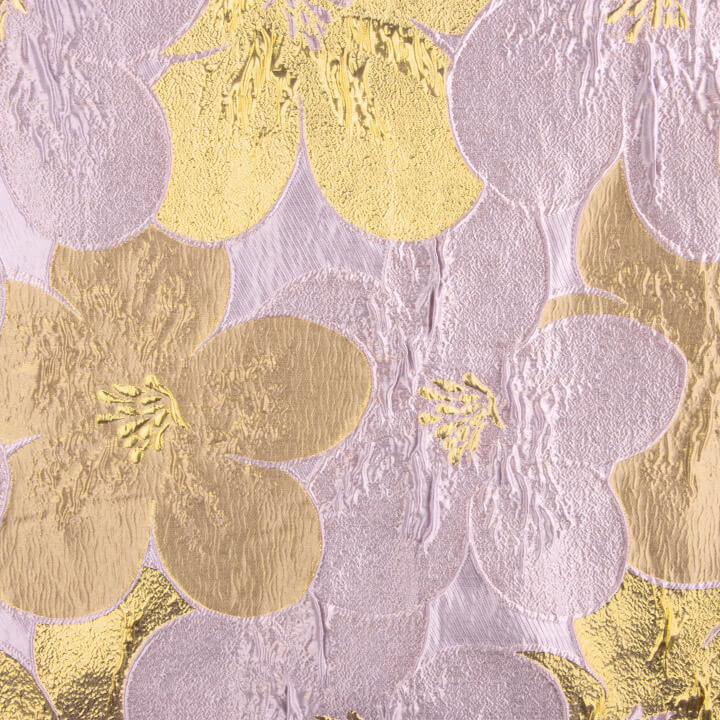 Jacquard with Mallow Petal and Gold Pattern - Ribes y Casals