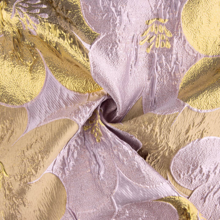 Jacquard with Mallow Petal and Gold Pattern - Ribes y Casals
