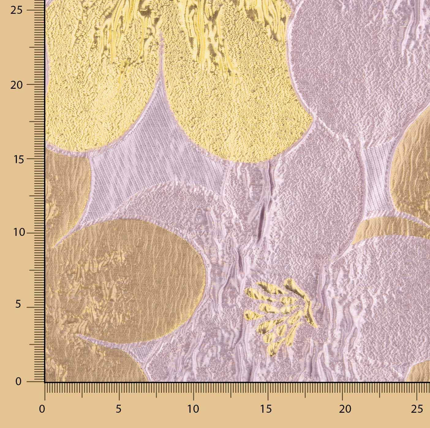Jacquard with Mallow Petal and Gold Pattern - Ribes y Casals
