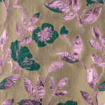 Magnolia Taupe, Green and Pink Fancy Brocade - Ribes y Casals