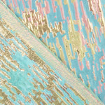 Multicoloured Turquoise Sparkle Jacquard - Ribes y Casals