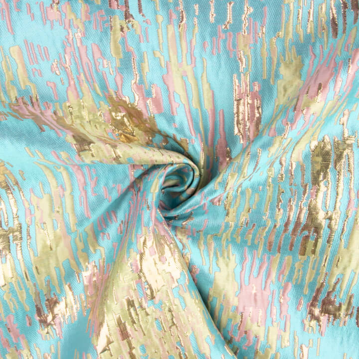Multicoloured Turquoise Sparkle Jacquard - Ribes y Casals