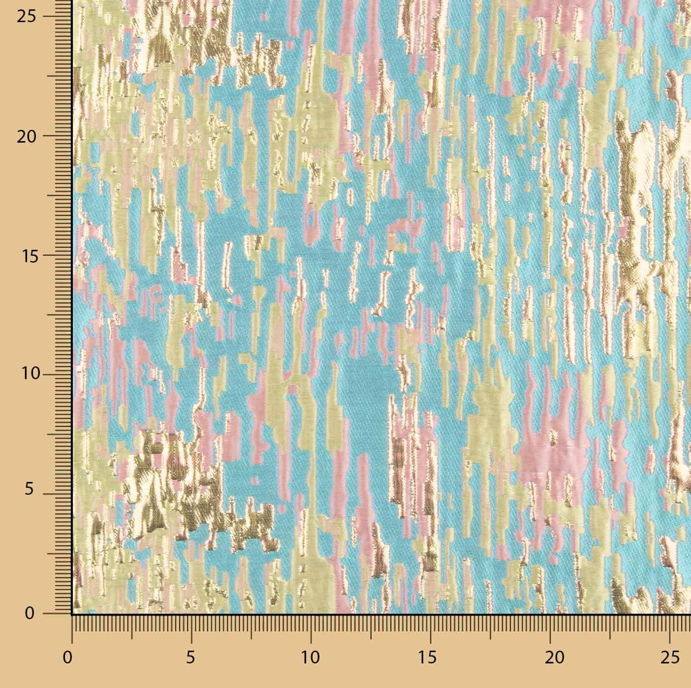 Multicoloured Turquoise Sparkle Jacquard - Ribes y Casals