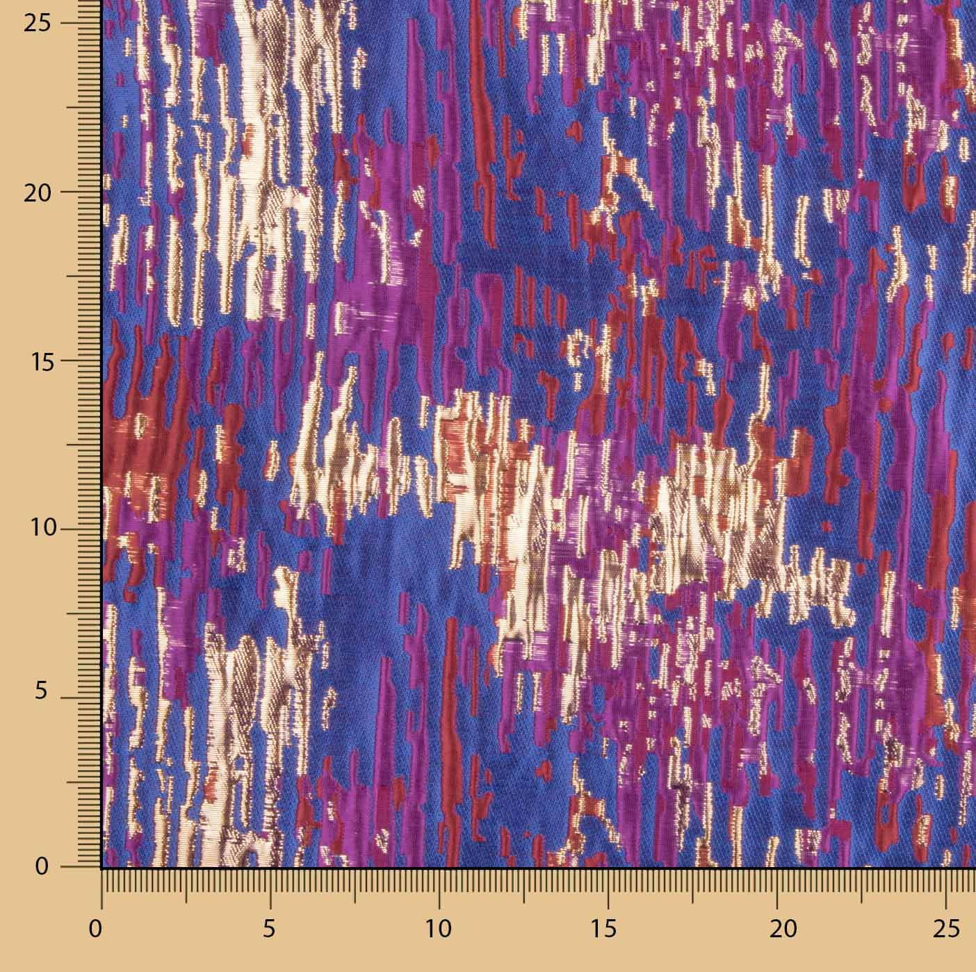 Multicoloured Blue Sparkle Jacquard - Ribes y Casals