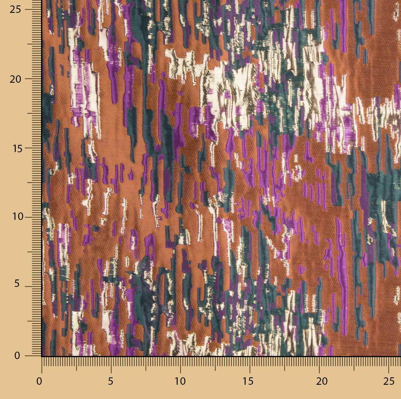 Multicoloured Terracotta Sparkle Jacquard - Ribes y Casals