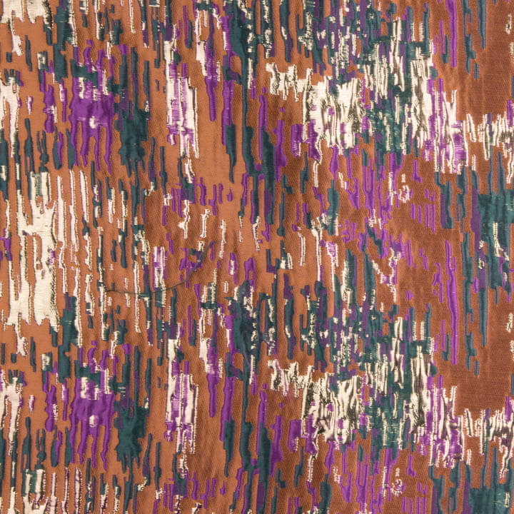 Multicoloured Terracotta Sparkle Jacquard - Ribes y Casals