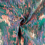 Jacquard Fantasy Sparkles – Green, Petrol and Multicoloured - Ribes y Casals
