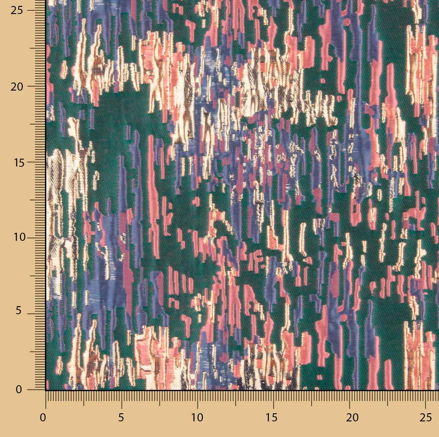 Jacquard Fantasy Sparkles – Green, Petrol and Multicoloured - Ribes y Casals