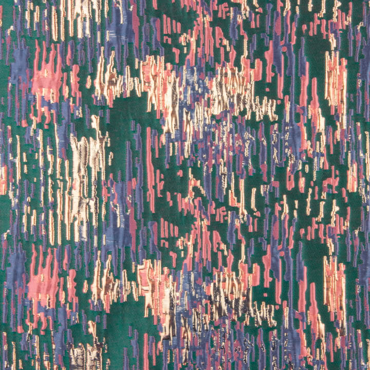 Jacquard Fantasy Sparkles – Green, Petrol and Multicoloured - Ribes y Casals