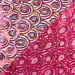 Fuchsia Fantasy Elastic Stretch Tulle with Prism Sequin Fabric - Ribes y Casals
