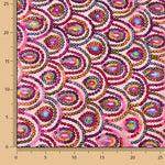 Fuchsia Fantasy Elastic Stretch Tulle with Prism Sequin Fabric - Ribes y Casals