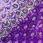 Purple Fantasy Stretch Tulle with Prism Sequins - Ribes y Casals