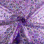 Purple Fantasy Stretch Tulle with Prism Sequins - Ribes y Casals