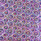 Purple Fantasy Stretch Tulle with Prism Sequins - Ribes y Casals