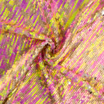 Fuchsia Aurora Iridescent Sequin Tulle - Ribes y Casals