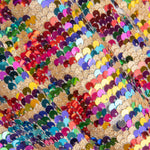 Multicoloured Aurora Iridescent Sequin Tulle - Ribes y Casals