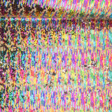 Multicoloured Aurora Iridescent Sequin Tulle - Ribes y Casals