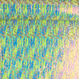 Tulle Fantasy with Green Aurora Iridescent Sequin Fabric - Ribes y Casals