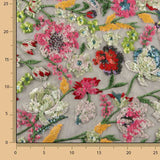 Multicoloured Versailles Embroidery with Rhinestones and Sequins - Ribes y Casals