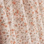 Viyela with Coral and Terracotta Floral Printed Fabric - Ribes y Casals